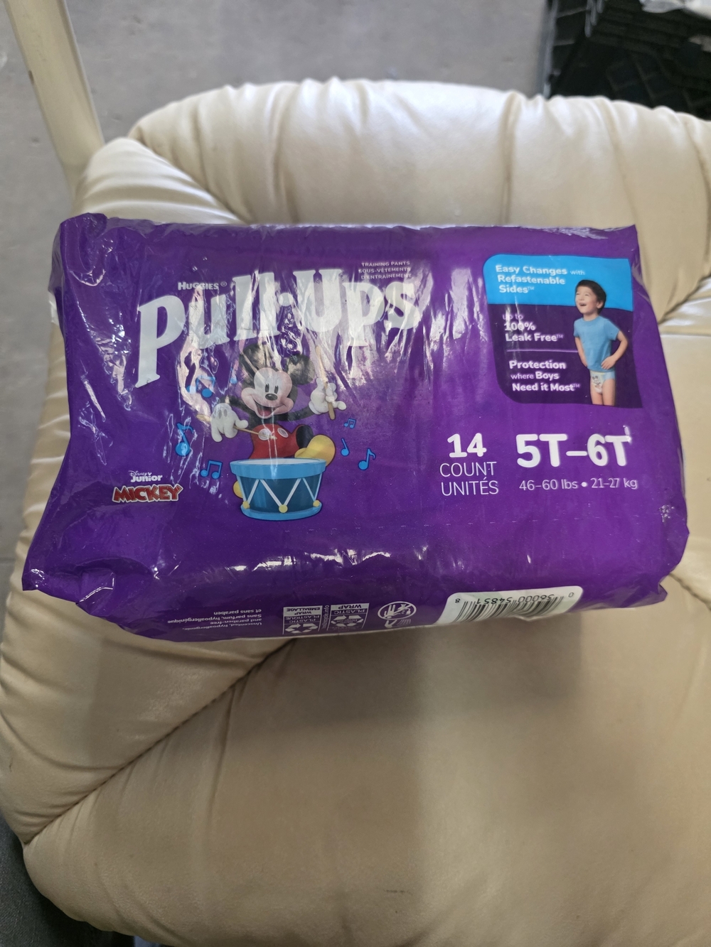 Huggies Pull-Ups Training Pants Mickey Purple 5T-6T - 14 Count